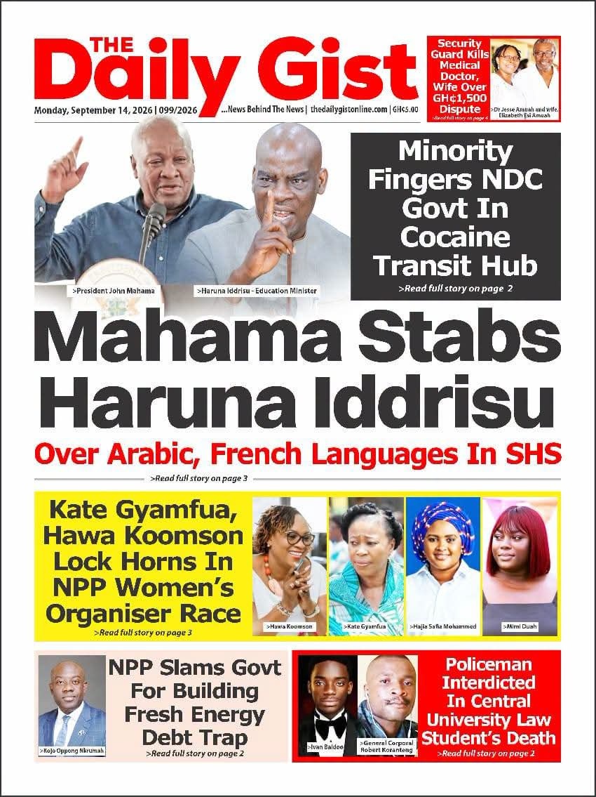 Newspaper Headlines - Tuesday, 15/09/26