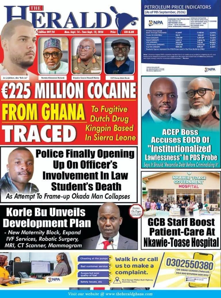 Newspaper Headlines - Tuesday, 15/09/26
